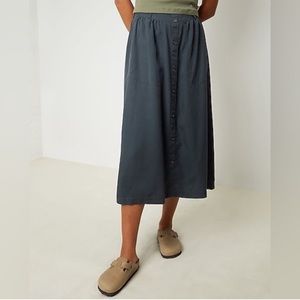 UpWest All Around Button Front Skirt Sz XS